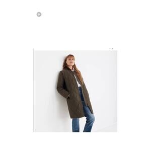 Madewell Quilted Military Jacket